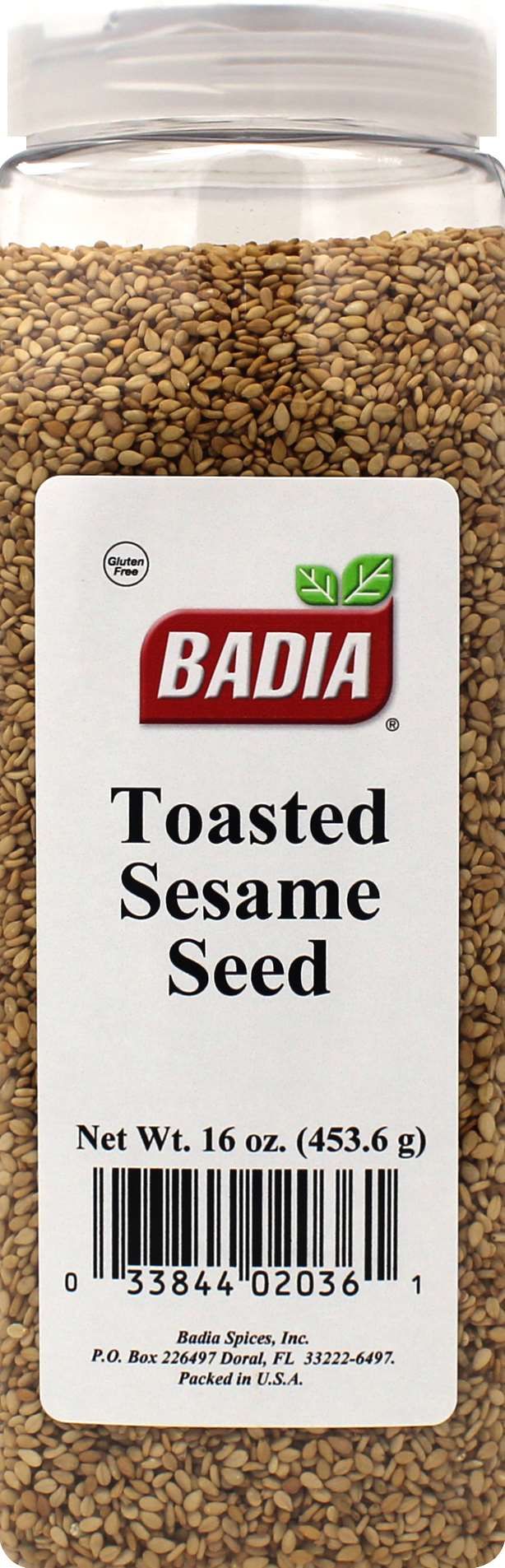Badia Toasted Sesame Seed, 16 Ounce Bottle -- 6 Per Case