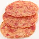 Jones Dairy Farm Precooked Hickory Smoked Round Bacon Slices, 0.367 Ounce -- 2 per case