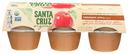 Santa Cruz Organic Apple Cinnamon Sauce Cup, 4 Ounce -- 72 per case.