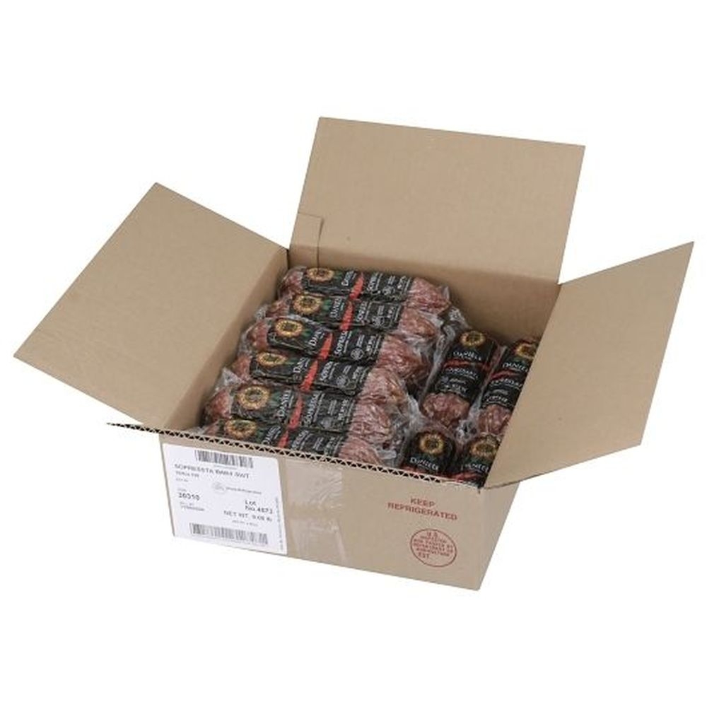 Del Duca Baby Sweet Sopressata Chub, 9 Ounce - 16 per case