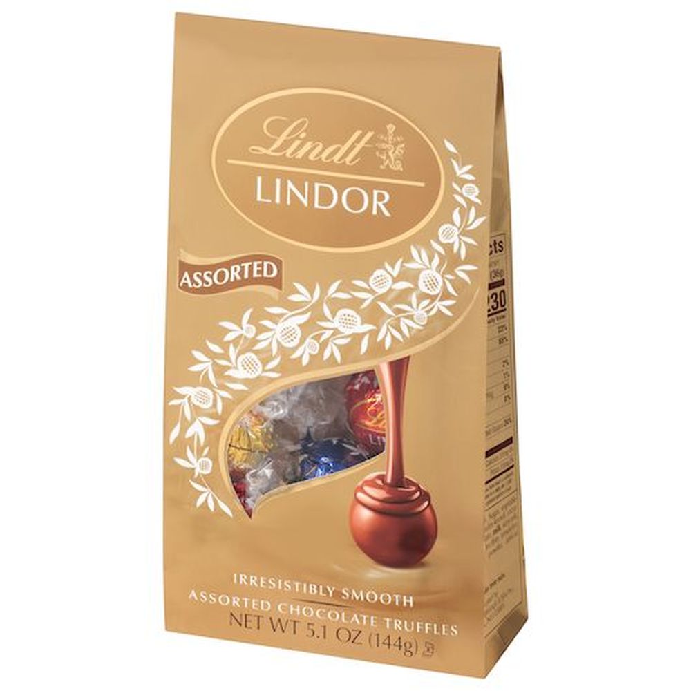 Lindt Lindor Assorted Chocolate Truffles, 5.1 Ounce -- 18 per case