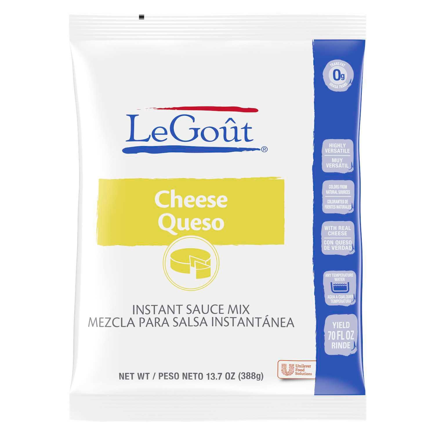 Single LeGout Instant Sauce Mix Cheese, 13.7 Ounce