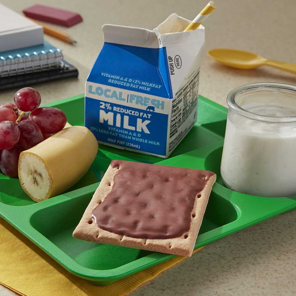 Kelloggs Pop Tarts Frosted Fudge Whole Grain Chocolate Toaster Pastry, 3.53 Ounce -- 72 per case.