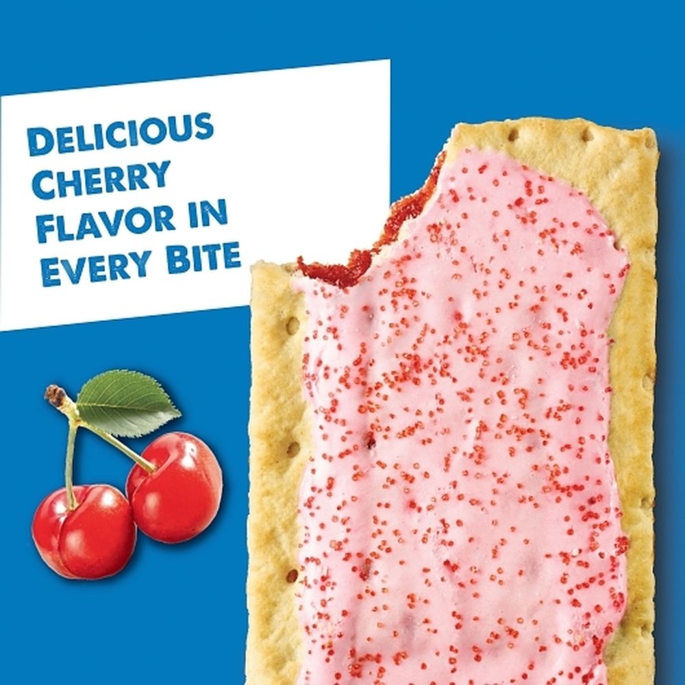 Kelloggs Pop-Tarts Frosted Cherry Toaster Pastries, 20.3 Ounce -- 12 per case