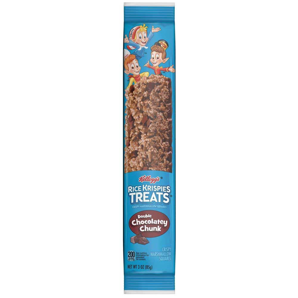 Kellogg's Rice Krispies Treats Double Chocolate Chunk Crispy Marshmallow Squares, 3 Ounce -- 72 Per Case