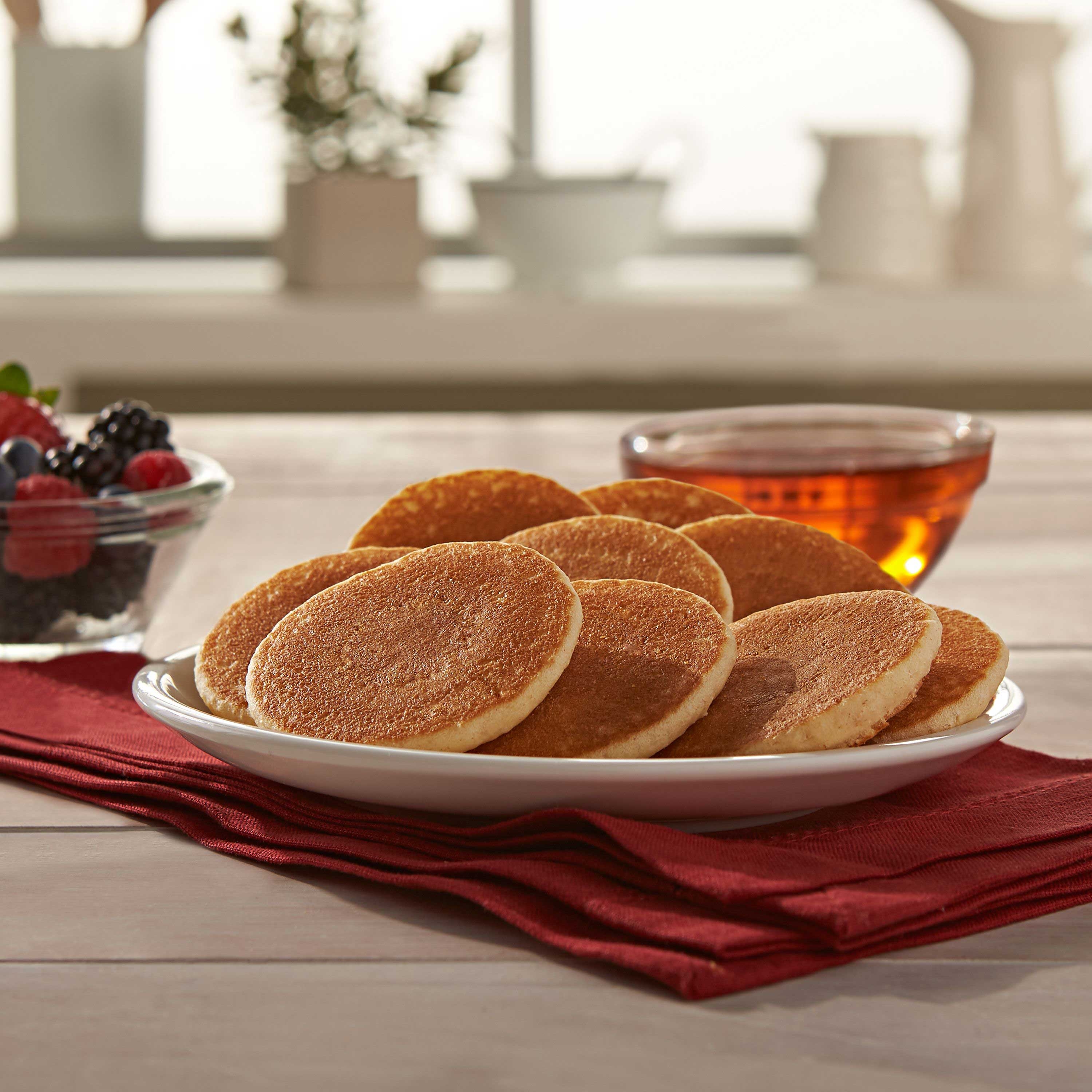 Kelloggs Eggo Mini Buttermilk Pancakes, 40 per pack -- 8 packs per case