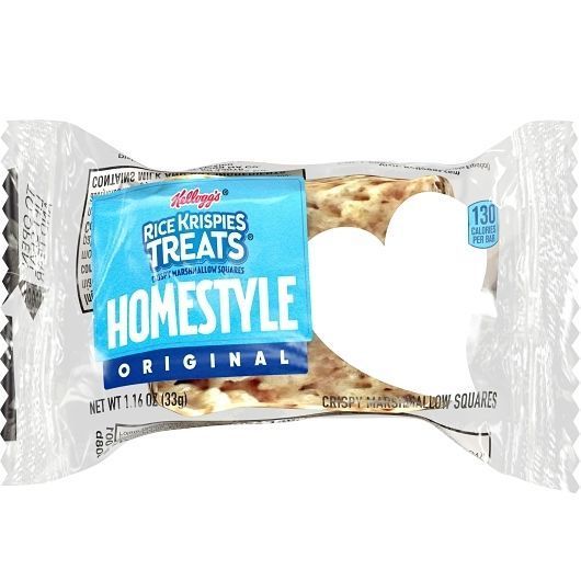 Kellogg's Homestyle Original Rice Krispies Treats, 1.16 Ounce -- 96 Per Case
