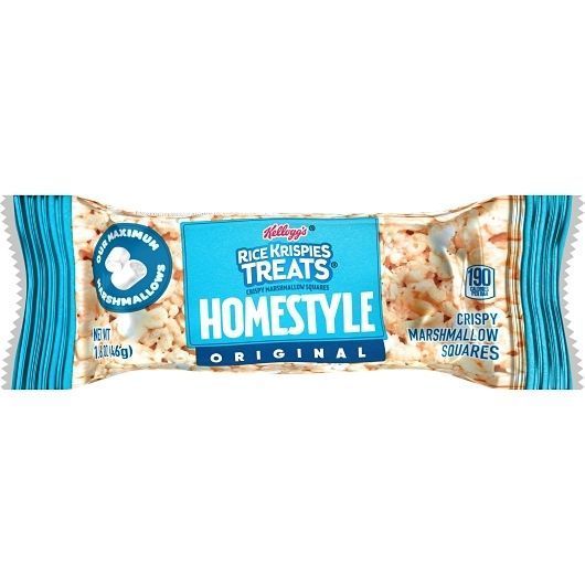 Kellogg's Rice Krispies Treats Homestyle Original Crispy Marshmallow Squares, 1.6 Ounce -- 60 Per Case