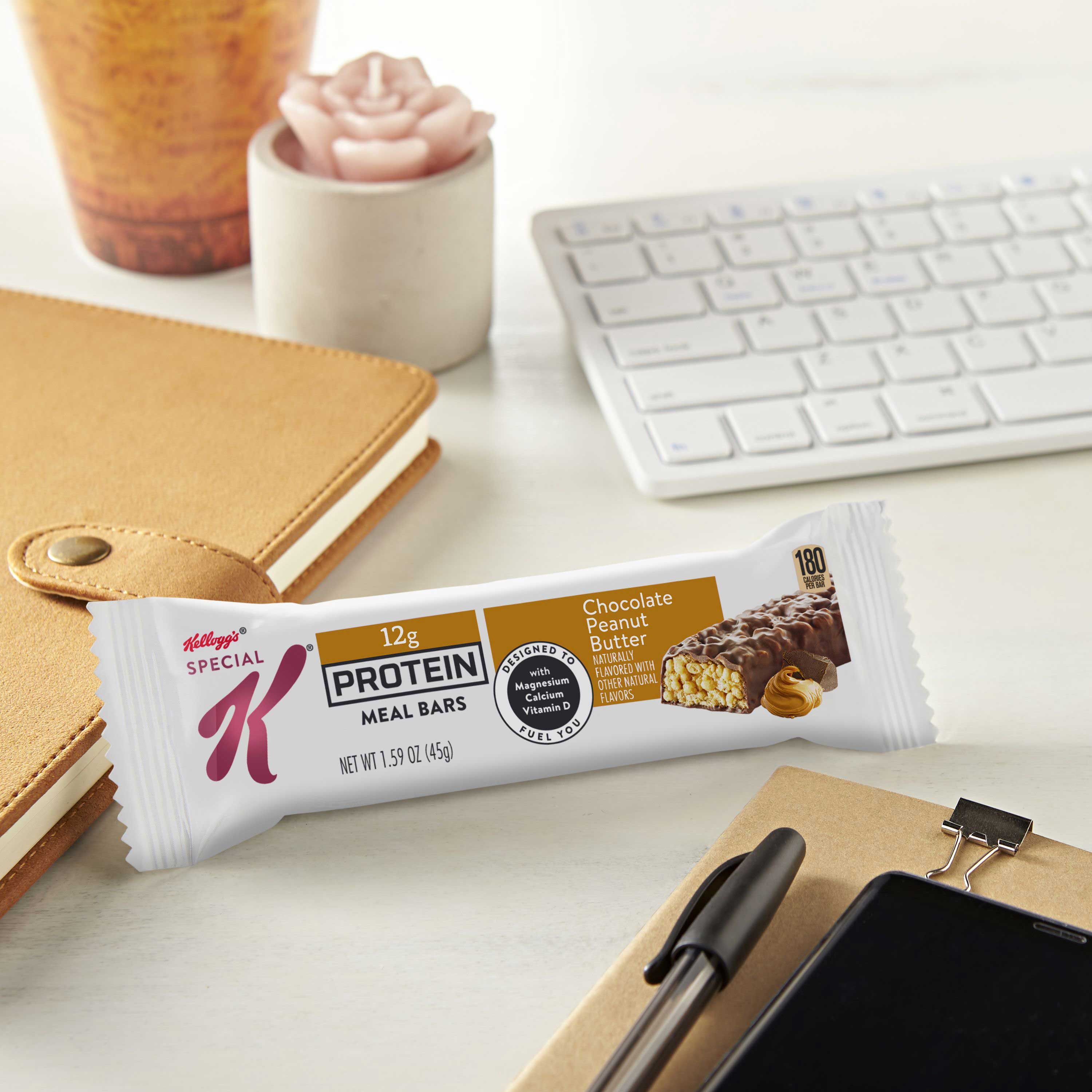 Special K Protein Chocolate Peanut Butter Meal Bar Snacks -- 48 Per Case
