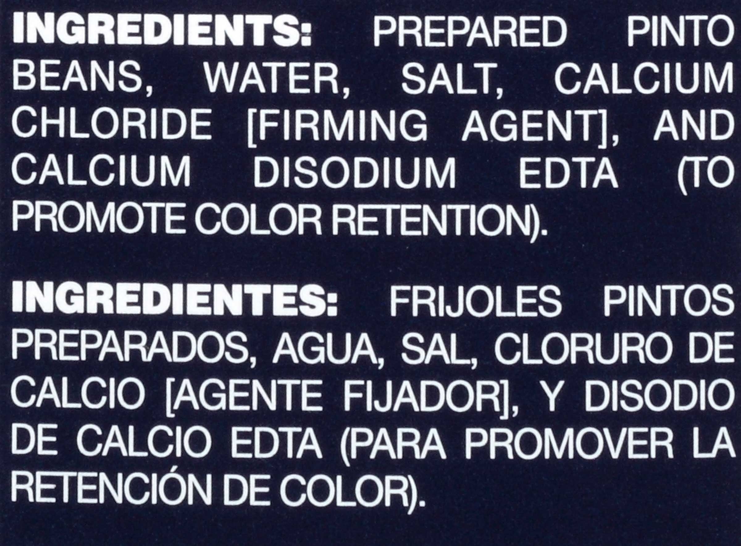 Bushs Best Pinto Beans in Brine - no. 10 can, 6 cans per case