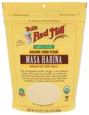 Bobs Red Mill Organic Masa Harina Golden Corn Flour, 24 Ounce -- 4 per case