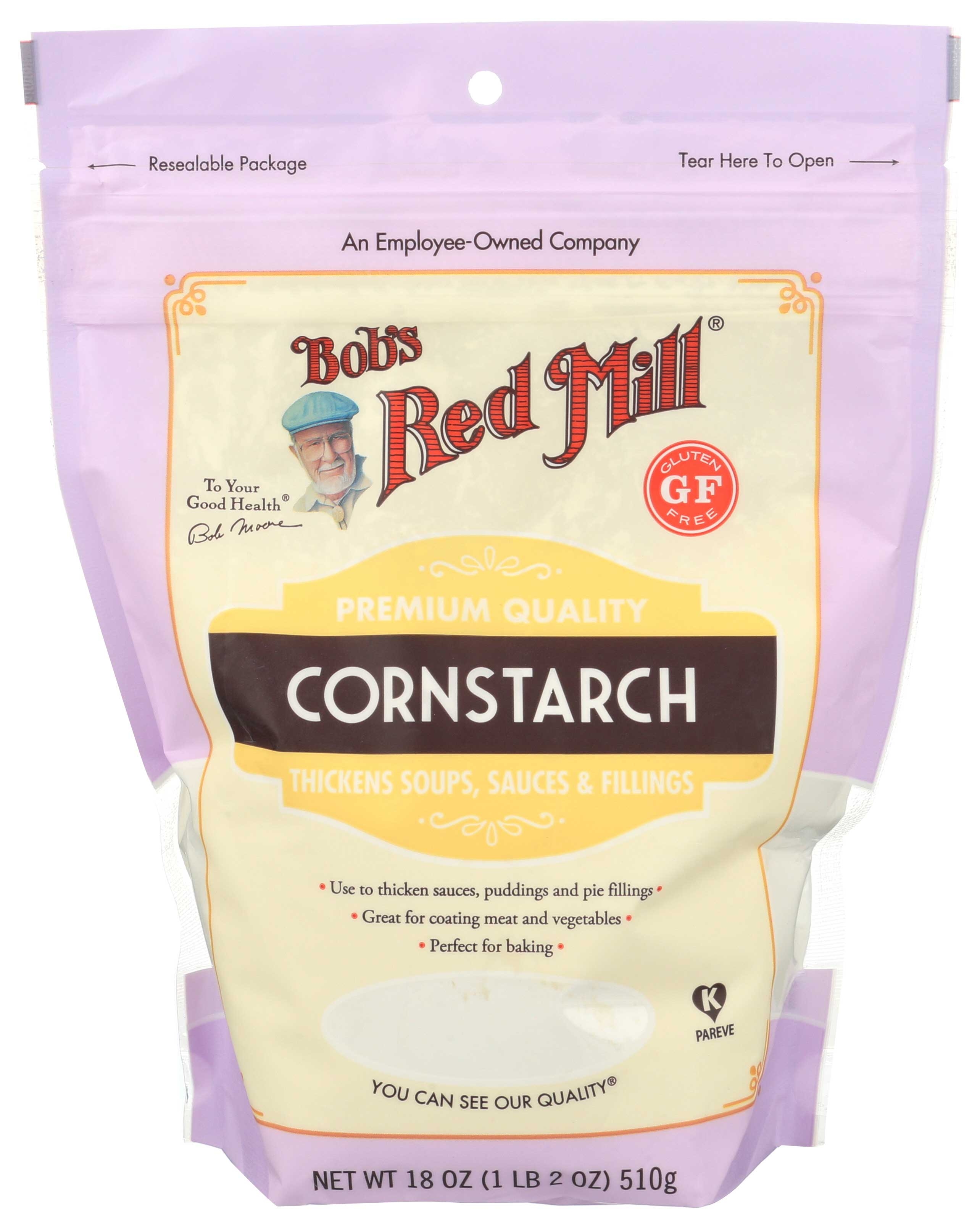 Bobs Red Mill Corn Starch, 18 Ounce -- 4 per case