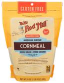 Bobs Red Mill Gluten Free Medium Grind Cornmeal, 24 Ounce -- 4 per case