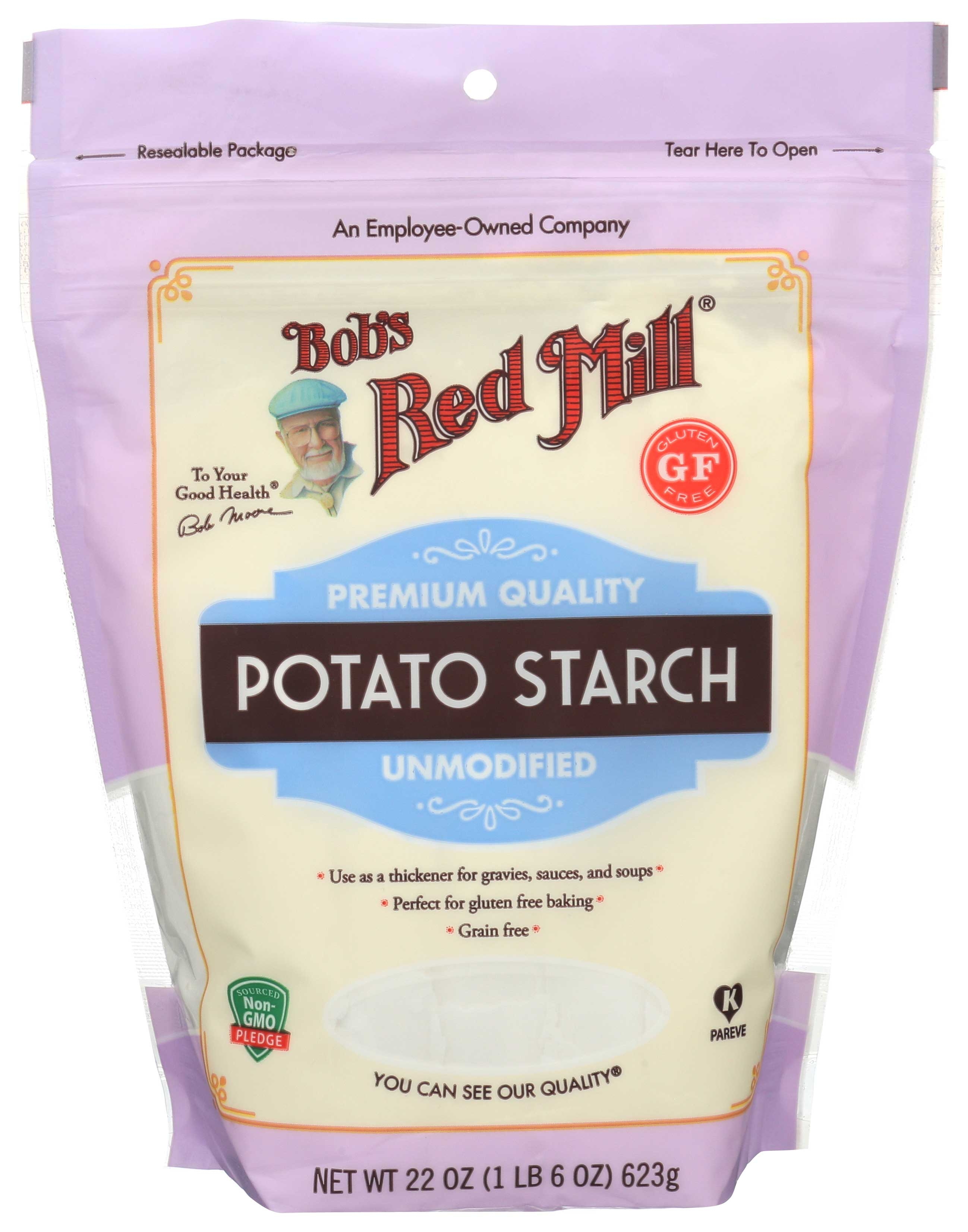 Bobs Red Mill Gluten Free Potato Starch, 22 Ounce -- 4 per case