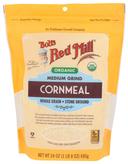 Bobs Red Mill Organic Medium Grind Cornmeal, 24 Ounce -- 4 per case