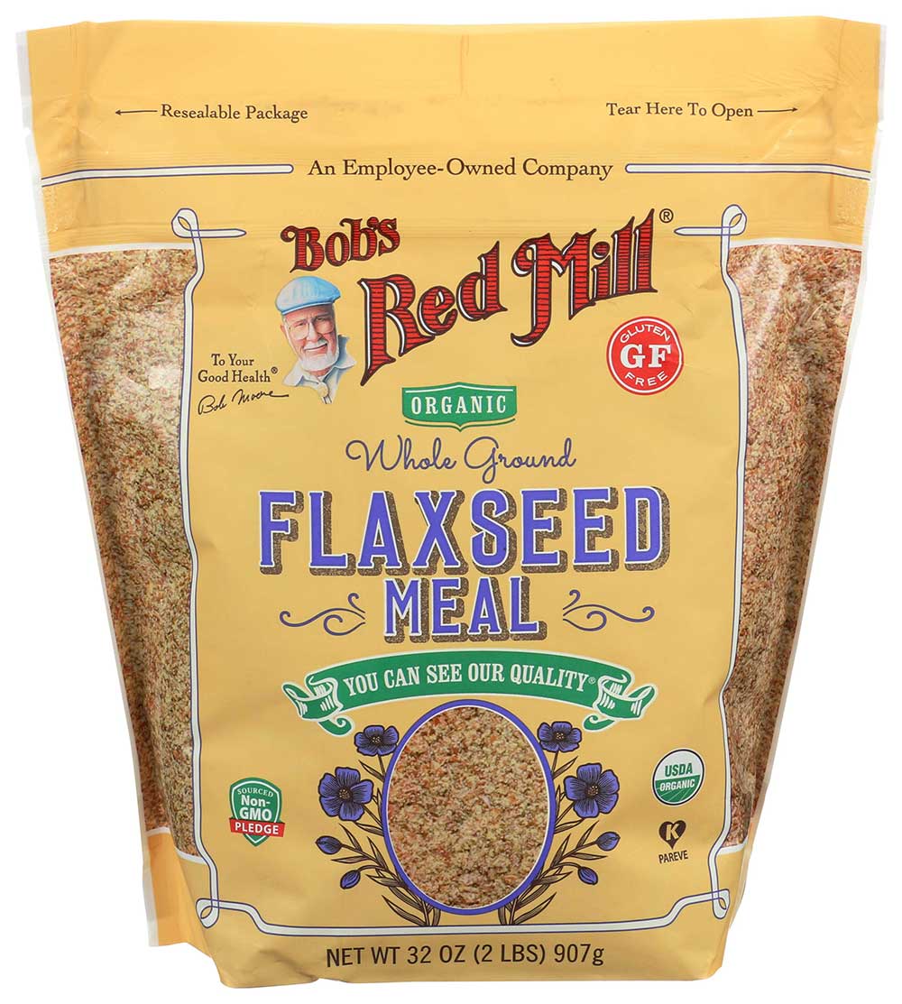 Bobs Red Mill Organic Brown Flaxseed Meal, 32 Ounce -- 4 per case