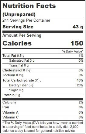 Bobs Red Mill Golden Bulgur, 25 Pound