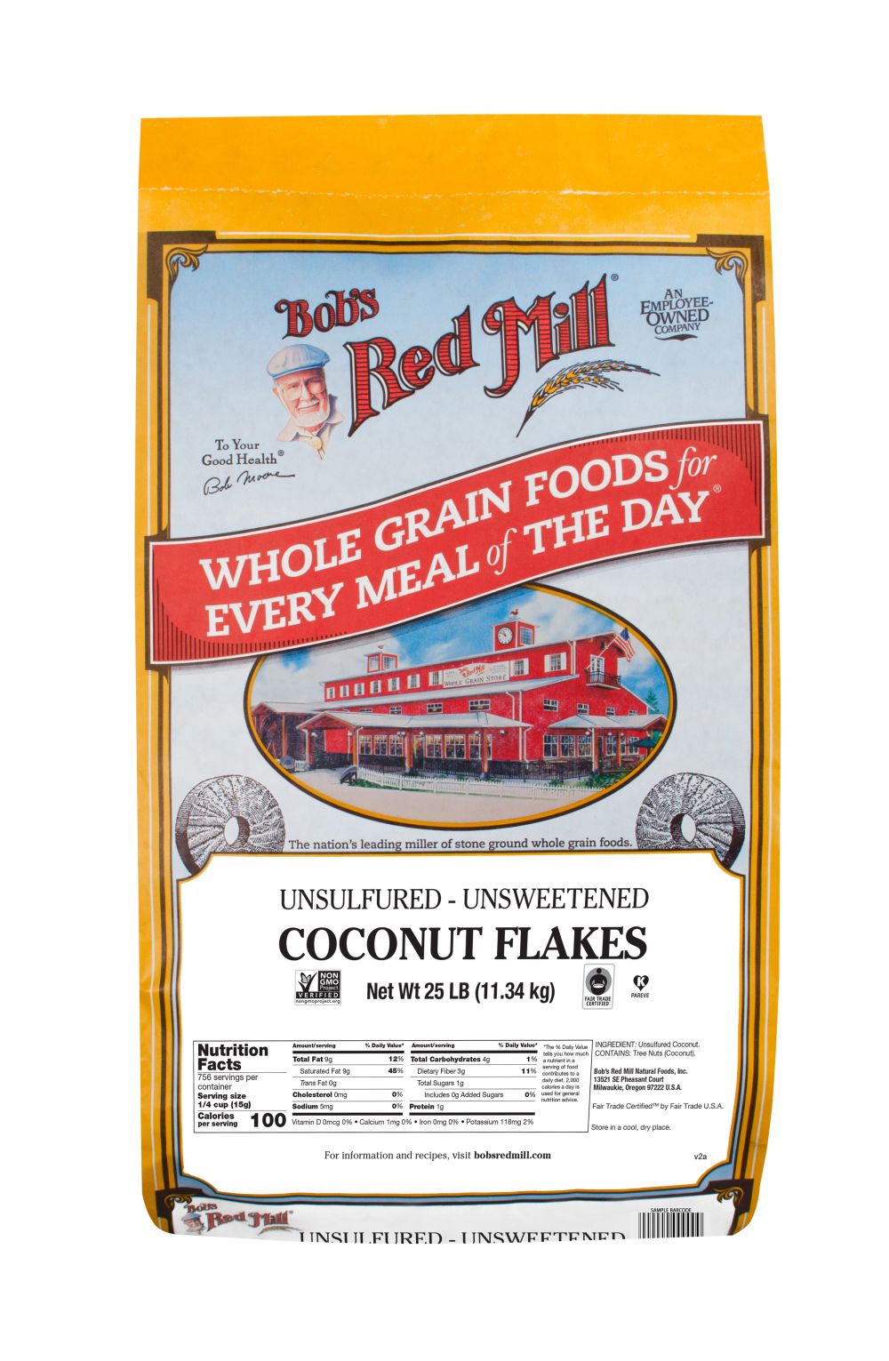 Bob's Red Mill Coconut Flakes, 25 Pound