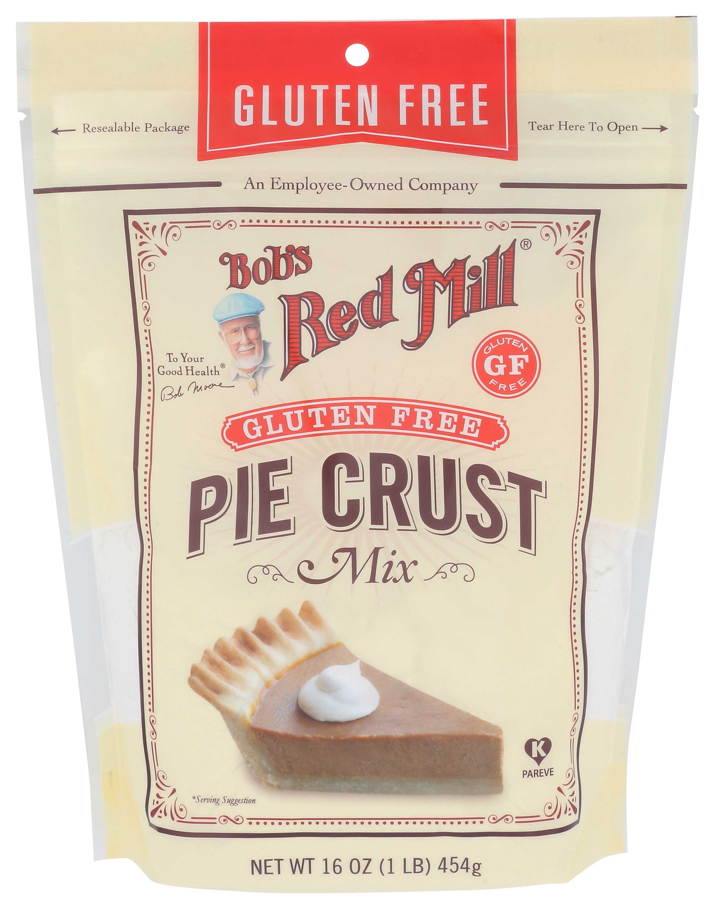 Bobs Red Mill Gluten Free Pie Crust Mix, 16 Ounce -- 4 per case