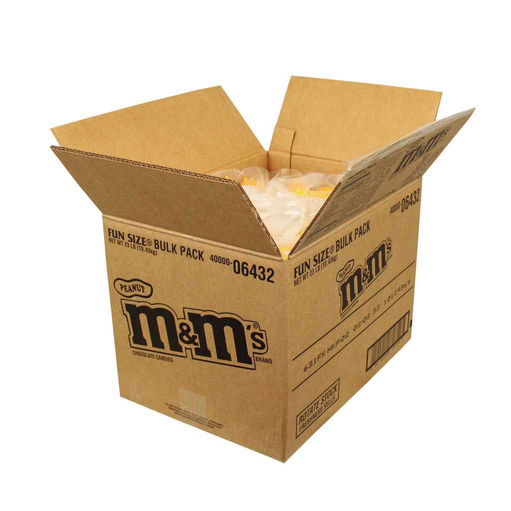 M&m's Fun Size Peanut Chocolate Candy, 23 Pound