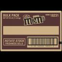 T.R. Toppers M and Ms Milk Chocolate Plain Whole Candy, 25 Pound.