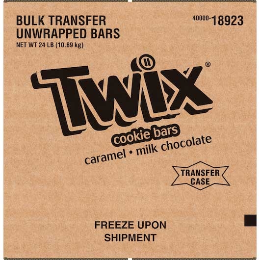 Twix Fun Size Unwrapped Caramel Cookie Candy Bar, 24 Pound.
