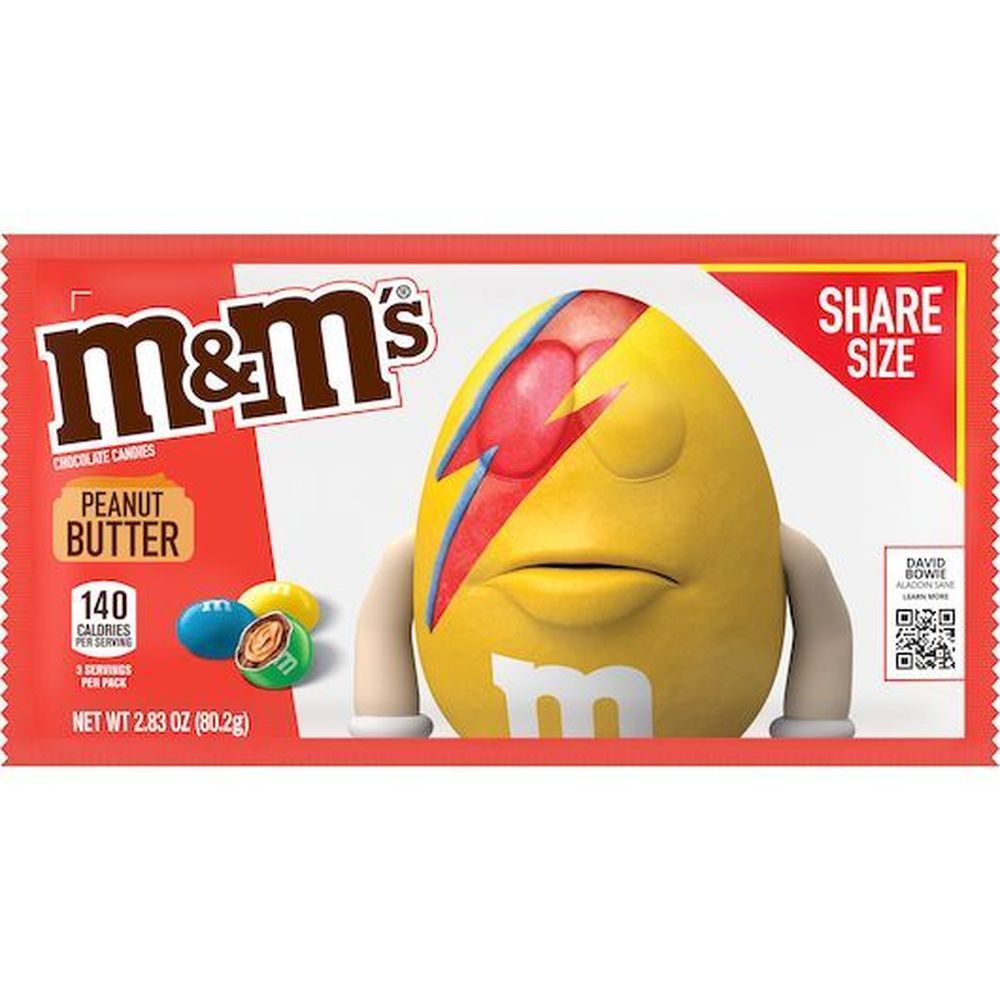 M and Ms Share Size Mixed Chocolate Candy - Power Floor Stand, 144 count