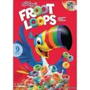 Kelloggs Froot Loops Original Sweetened Multigrain Cereal, 8.9 Ounce -- 18 per case