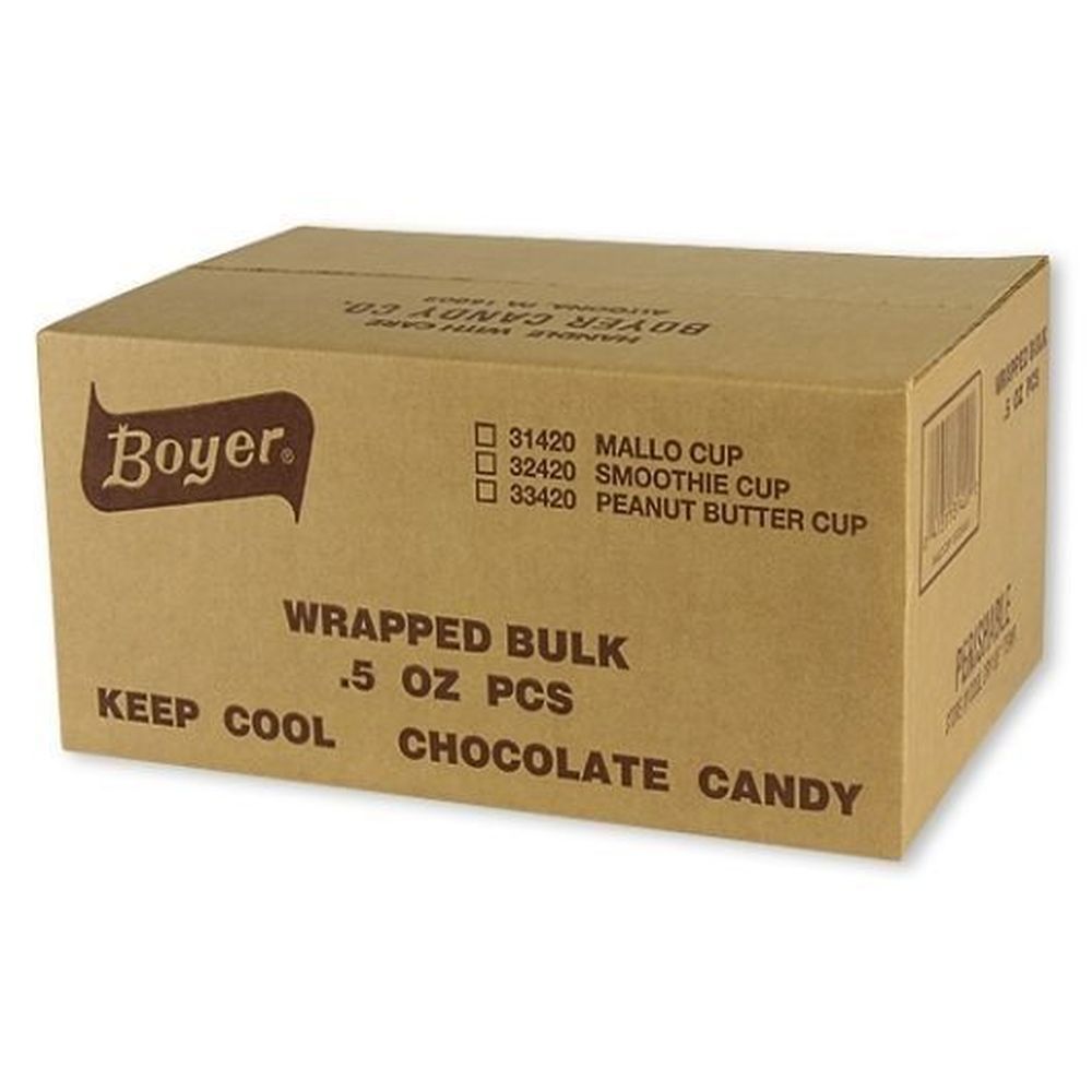 Boyer Clark Cup Milk Chocolate Peanut Butter Cup, 0.5 Ounce -- 480 Per Case