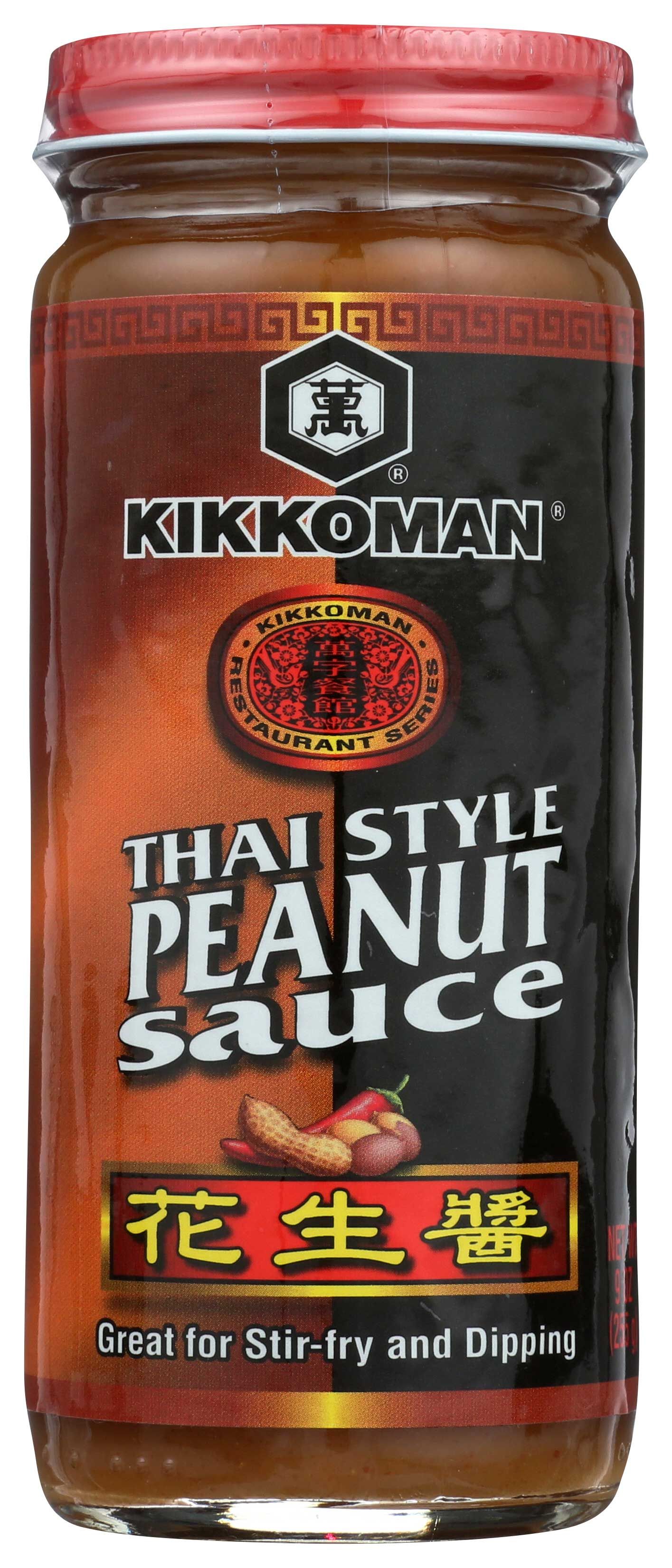Kikkoman Thai Style Peanut Sauce, 9 Ounce -- 6 Per Case
