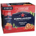 Sanpellegrino Aranciata Rossa Sparkling Beverage, 11.15 Fluid Ounce -- 24 per case