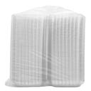 Dart Clearseal PET Plastic Medium Clear Container with Hinged Lid, 8.3 x 8.3 x 3 inch -- 250 per case.