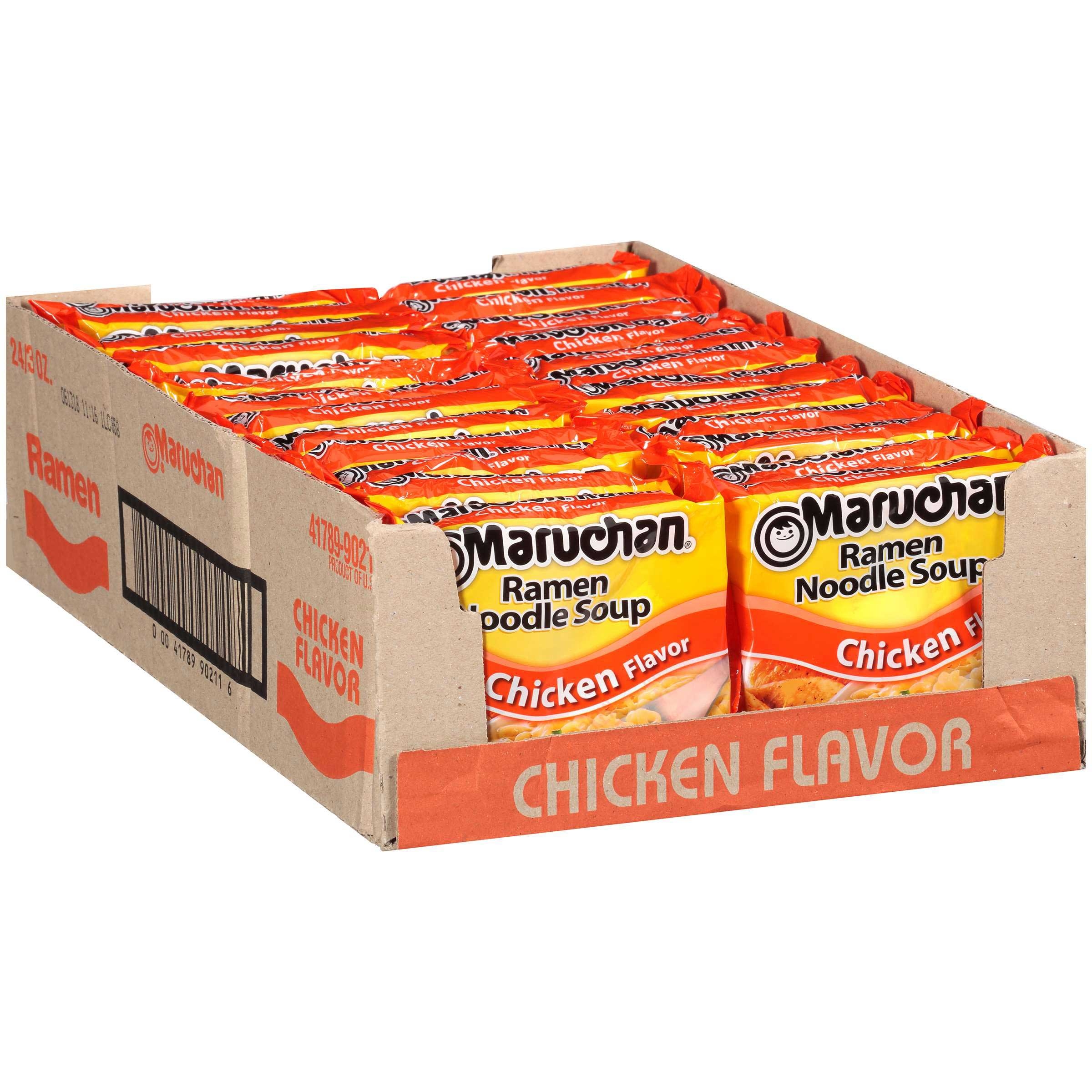 Maruchan Ramen Noodle Soup Chicken Flavor - 3 oz. package, 24 per case