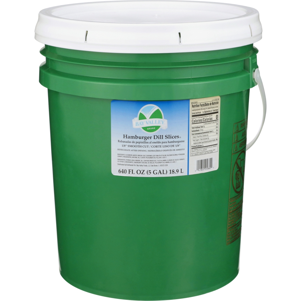 Bay Valley Foods Pickle Ham Dill 1/8 Sliced Smooth, 5 Gallon