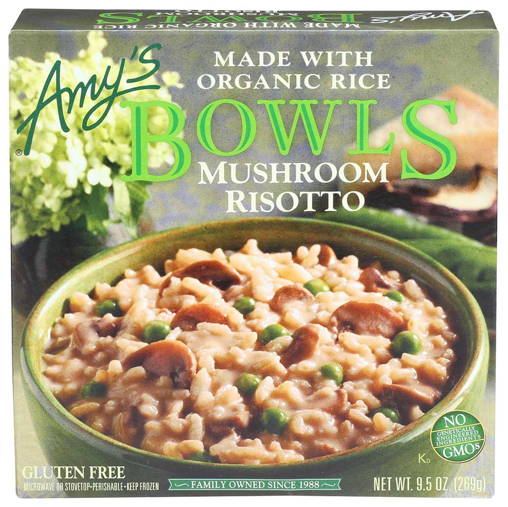 Amys Organic Mushroom Risotto Bowl, 9.5 Ounce -- 12 per case