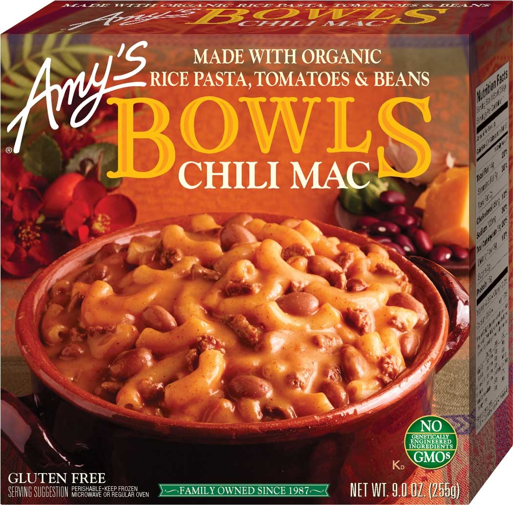 Amy's Organic Chili Rice Macaroni And Cheese Bowl, 9 Ounce -- 12 Per Case
