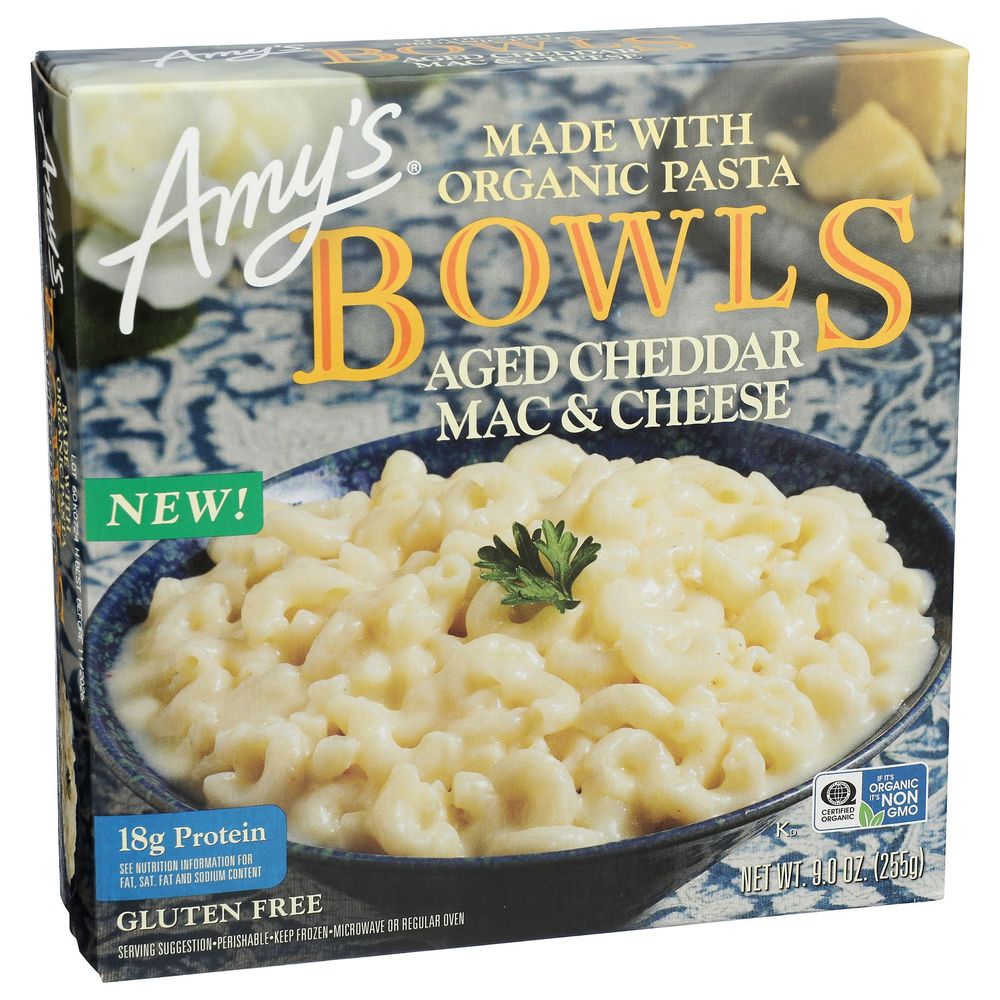 Amys Organic Gluten Free Aged Cheddar Mac and Cheese, 9 Ounce -- 12 per case