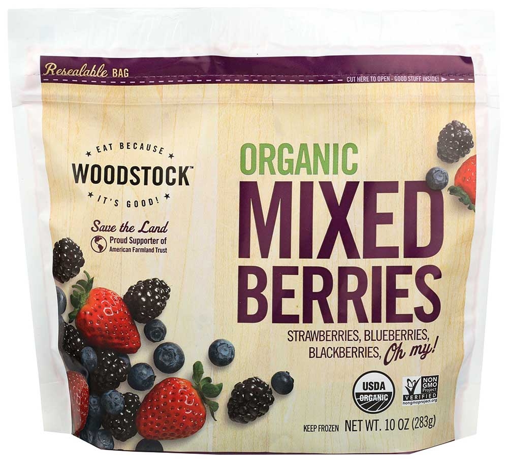Woodstock Farms Organic Mixed Berry, 10 Ounce -- 12 per case.