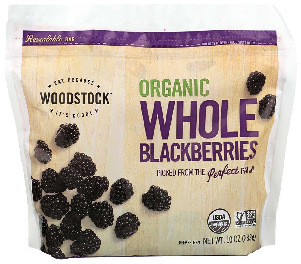 Woodstock Farms Organic Blackberry, 10 Ounce -- 12 Per Case