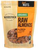 Woodstock Farms Organic Raw Almond, 7.5 Ounce -- 8 per case.