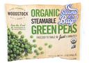 Woodstock Farms Organic Steamable Green Peas, 12 Ounce -- 12 per case.