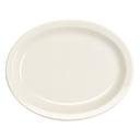 Homer Laughlin Undecorated Oval Platter, 9 3/4 x 8 inch -- 24 per case