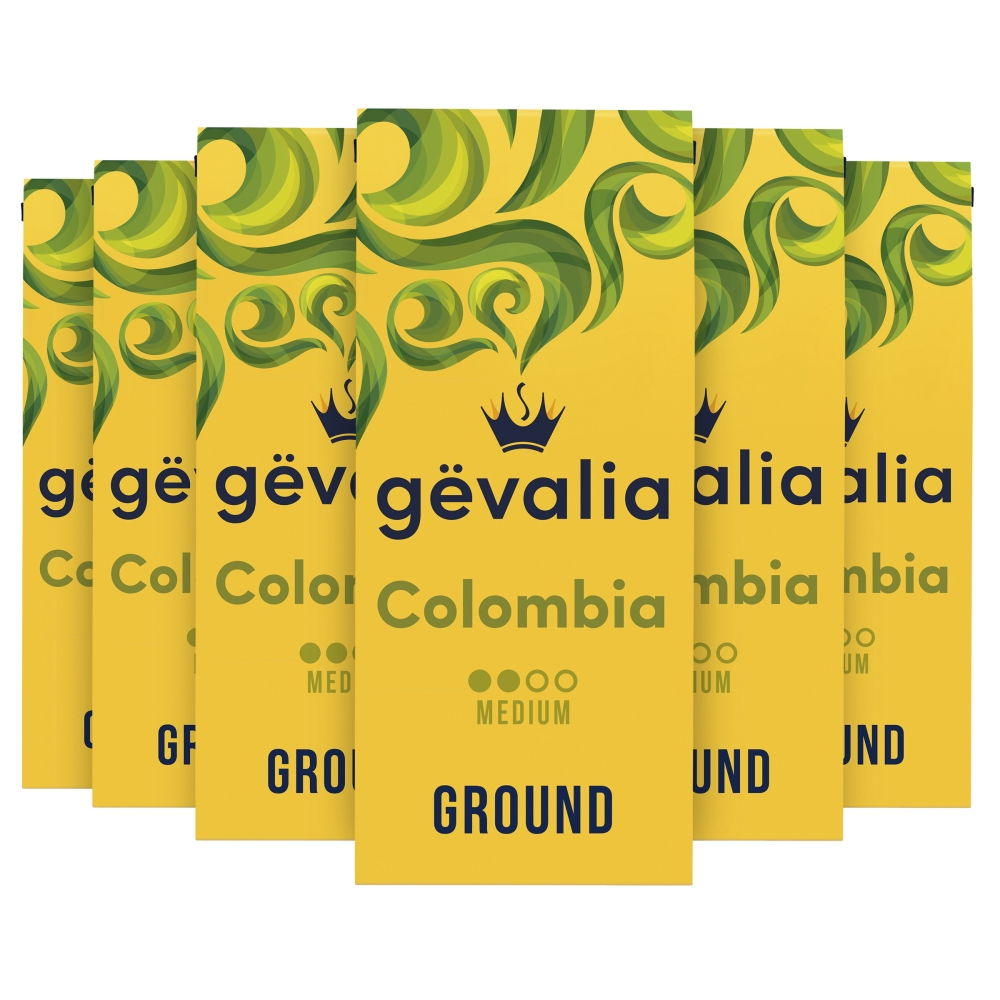 Gevalia Colombian Roast And Ground Coffee, 12 Ounce -- 6 Per Case