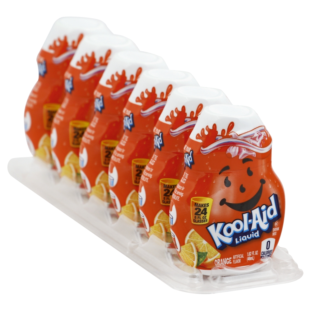Kool-aid Orange Liquid Concentrate Drink Mix, 1.62 Fluid Ounce -- 12 Per Case