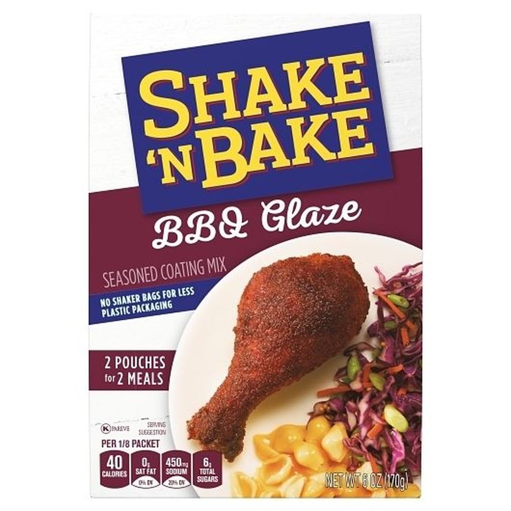 Shake N Bake Bbq Glaze Coating Mix, 6 Ounce -- 10 per case