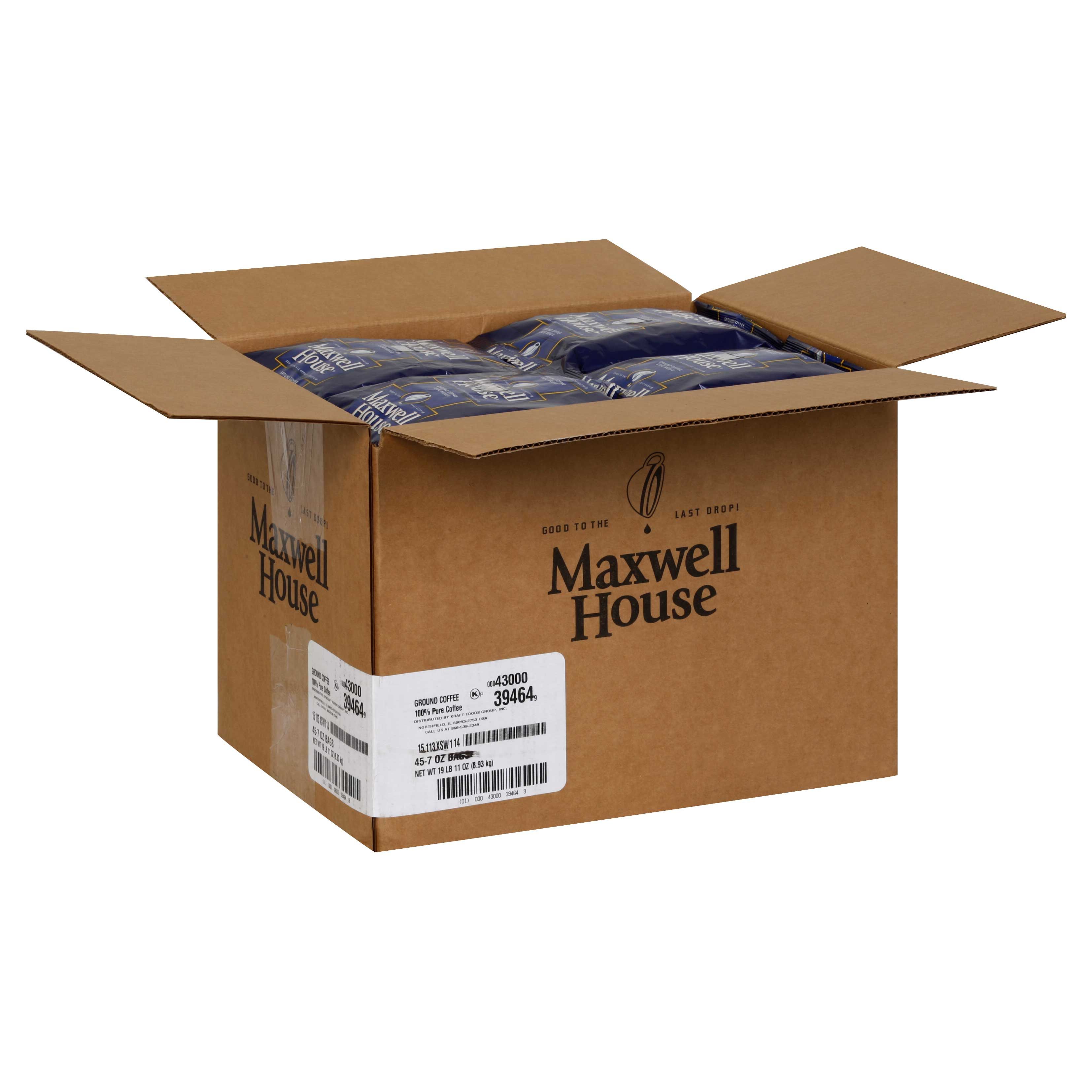 Maxwell House Ground Coffee, 19.687 Pound