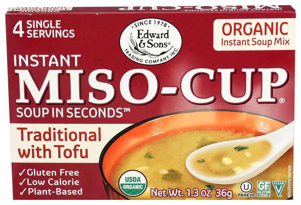Edward And Sons Organic Traditional Miso-cup Soup, 1.3 Ounce -- 12 Per Case