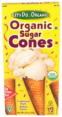 Lets Do Organic Sugar Cones, 4.6 Ounce -- 12 per case.