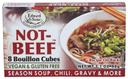 Edward And Sons Not Beef Bouillon Cube, 3.1 Ounce -- 12 per case.