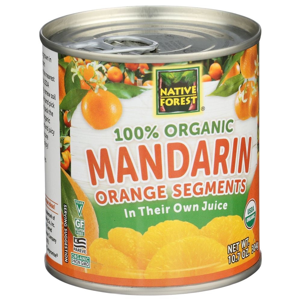 Native Forest Organic Mandarins in Whole Orange, 10.75 Ounce -- 6 per case